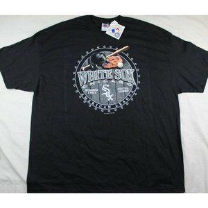 New VTG 2006 CHICAGO WHITE SOX AMERICAN MAJOR LEAGUE BASEBALL Logo Shirt Sz 3XL
